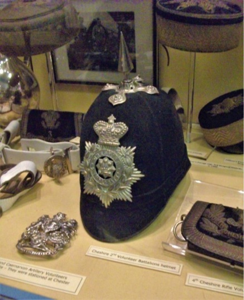 Helmet of the 2nd Cheshire RVCV